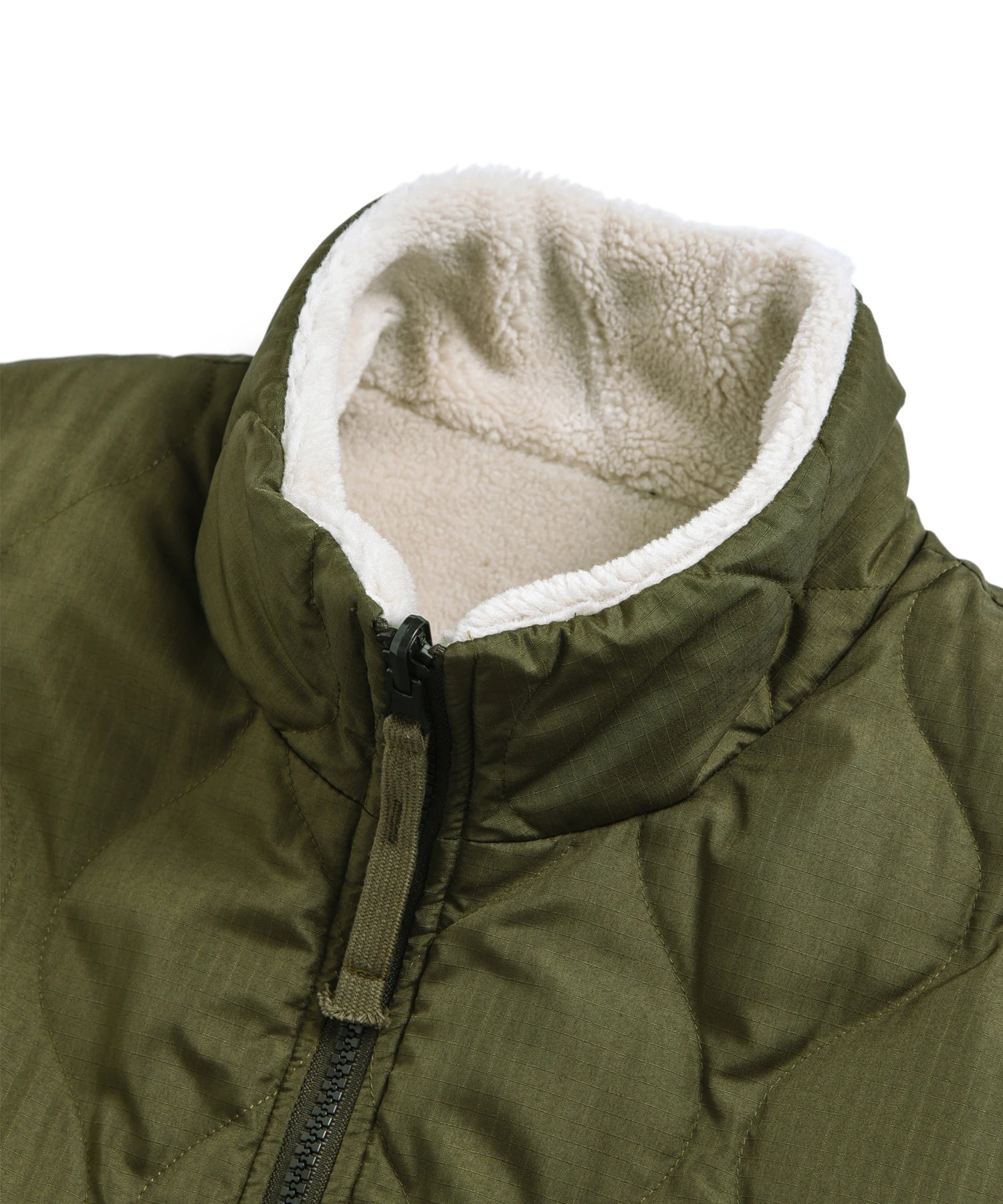 TAION Unisex Military Reversible Hi Neck Down Jacket (Hard Shell)