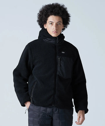 Unisex Mountain Reversible Down x Boa Hoodie – TAION US