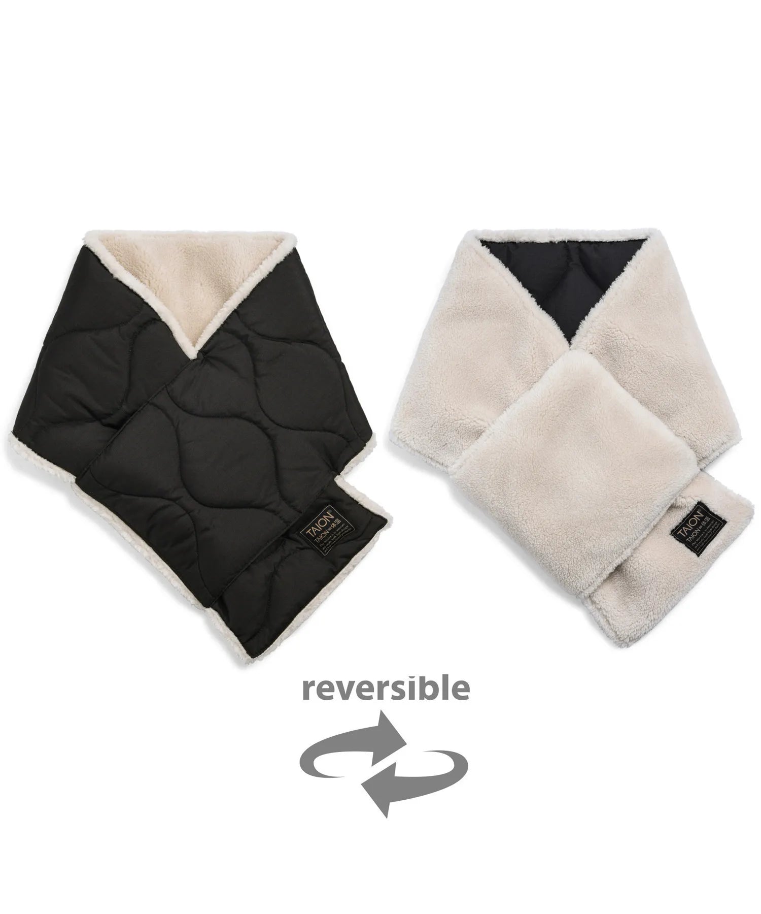 Military Reversible Down Scarf (Hard Shell)