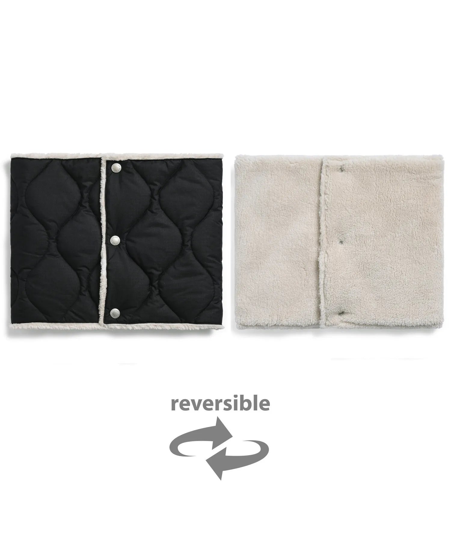 Military Reversible Down Neck Warmer (Hard Shell)