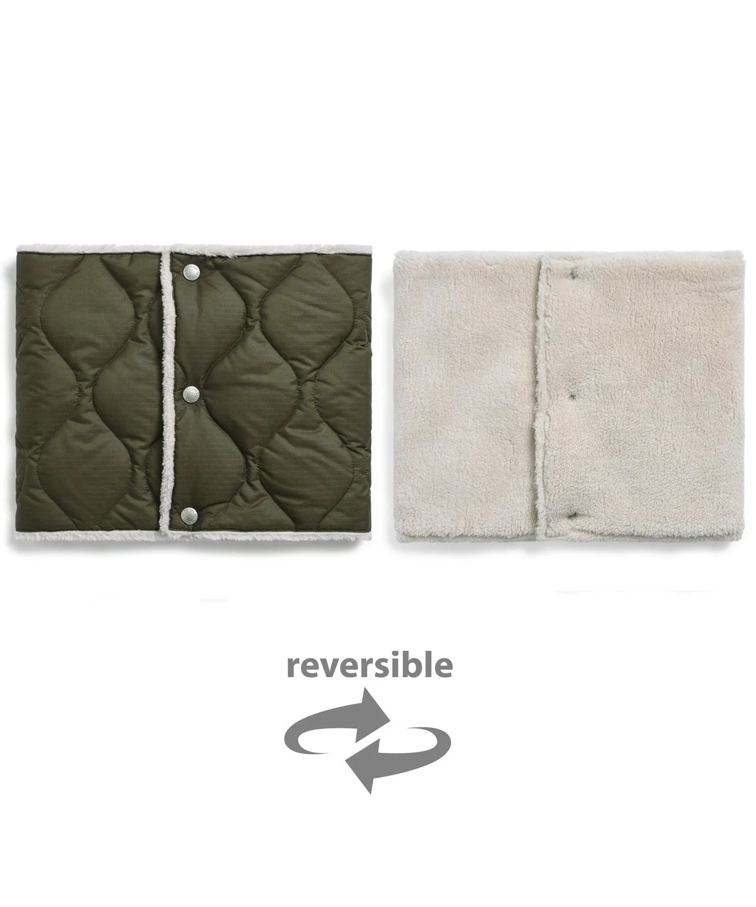 Military Reversible Down Neck Warmer (Hard Shell)